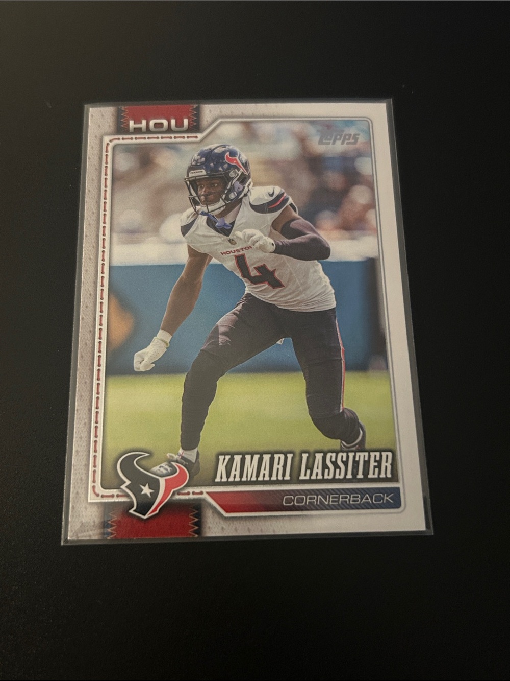 Topps Kamari Lassiter Houston Texans Football Card